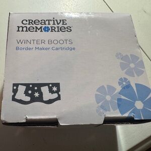 Creative Memories Winter Boots Border Maker Cartridge BMC NIB